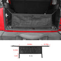 For 2007-2018 Jeep Wrangler JK 2 Door Rear Trunk Cargo Shielded Isolation Net Cover
