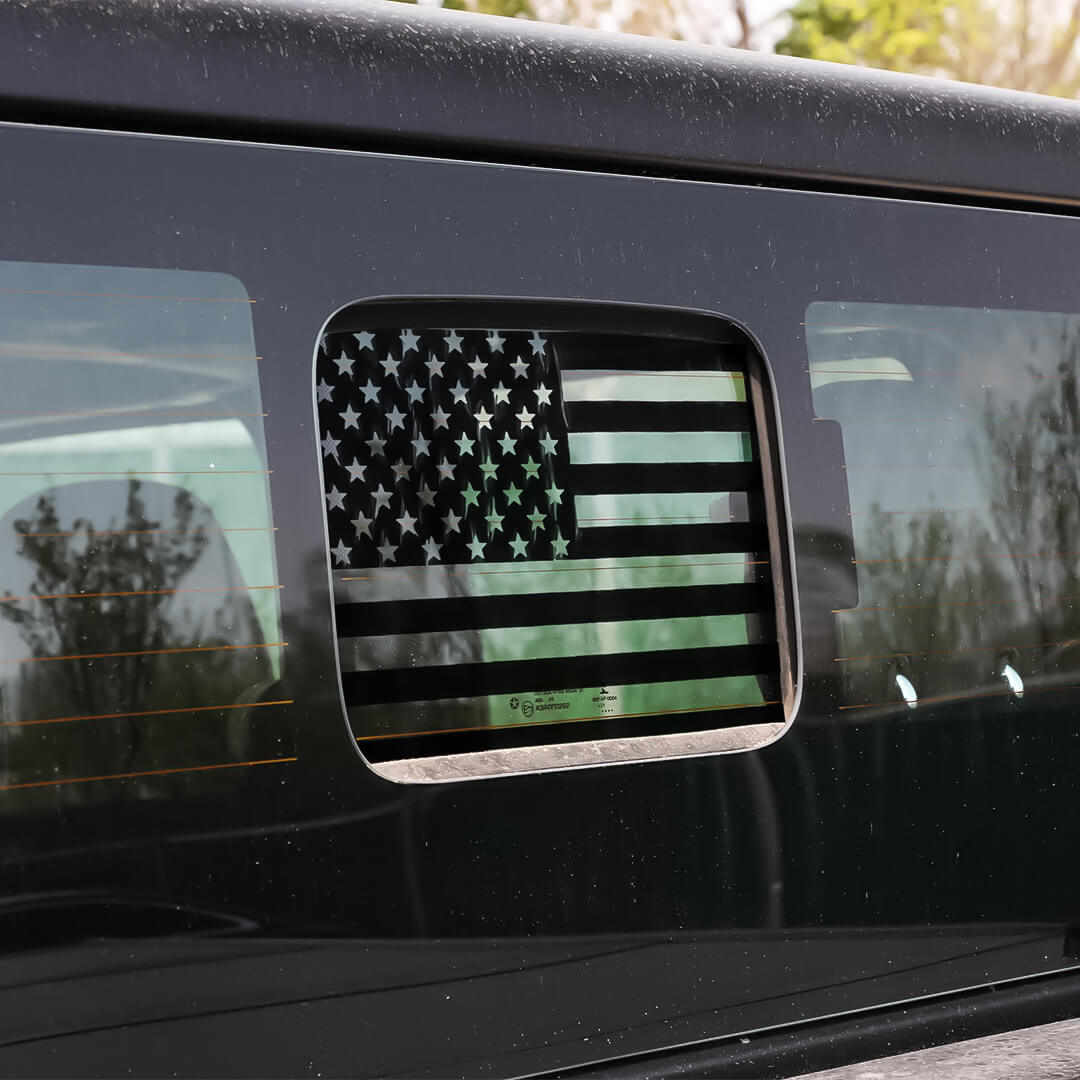 For 2020+ Jeep Gladiator JT Rear Windshield Center Small Window Decal Sticker