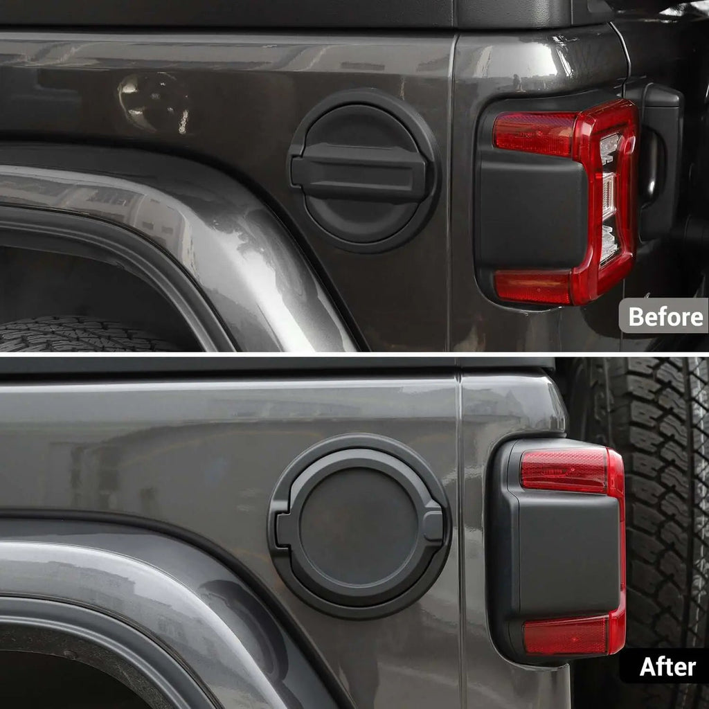 For 2018+ Jeep Wrangler JL JLU 2/4 Door Gas Cap Cover No Locking Fuel Tank Replacement NOT FIT 4XE