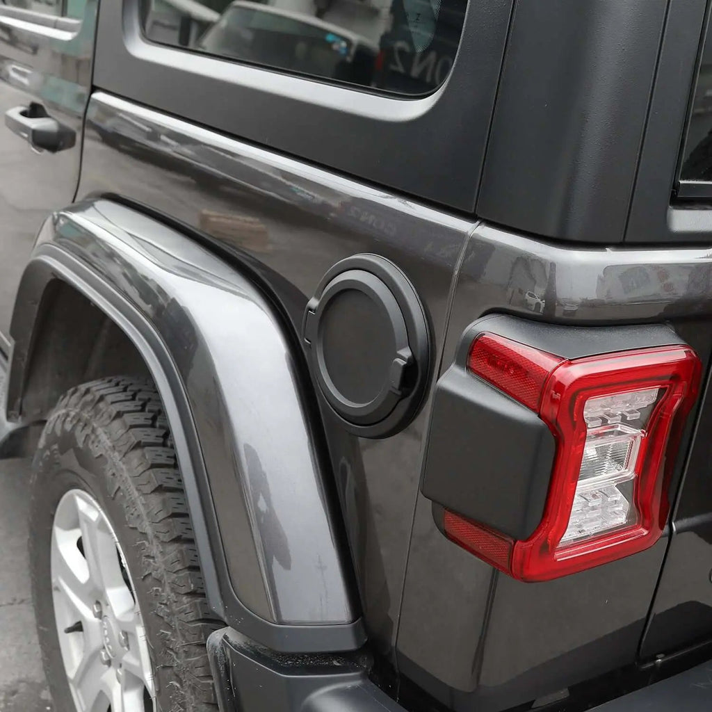 For 2018+ Jeep Wrangler JL JLU 2/4 Door Gas Cap Cover No Locking Fuel Tank Replacement NOT FIT 4XE