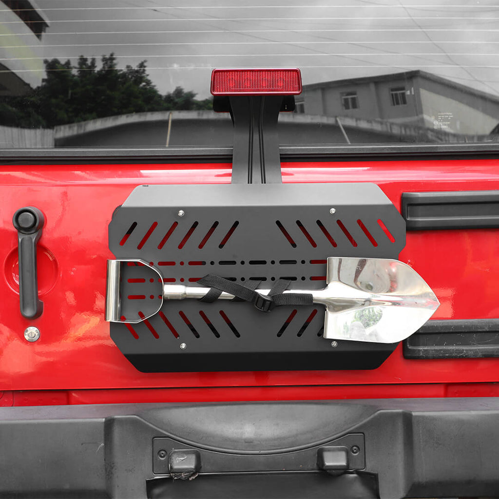 For 2007-2018 Jeep Wrangler JK Tailgate Expansion Bracket Rear Door Support Rack Cargo Mount（4 pcs）