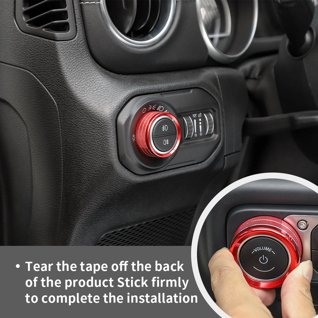 For 2024+ Jeep Wrangler JL & Gladiator JT Aluminum Air Vent & Center Console Control Trim Cover Kit