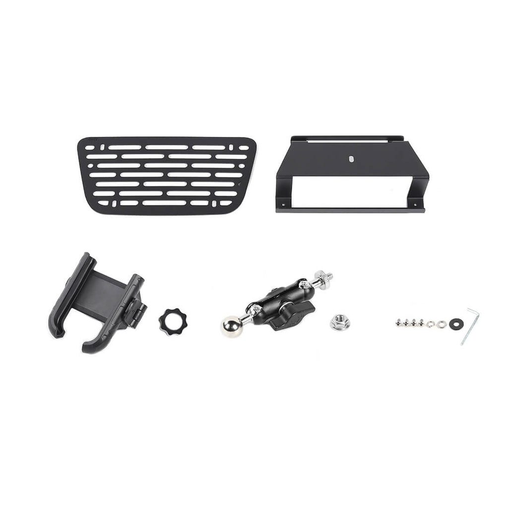 For 2011-2018 Jeep Wrangler JK Center Console Expansion Phone Mount Holder（5 pcs）