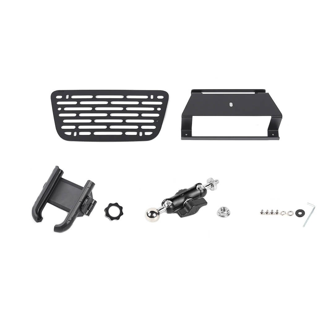 For 2011-2018 Jeep Wrangler JK Center Console Expansion Phone Mount Holder（5 pcs）
