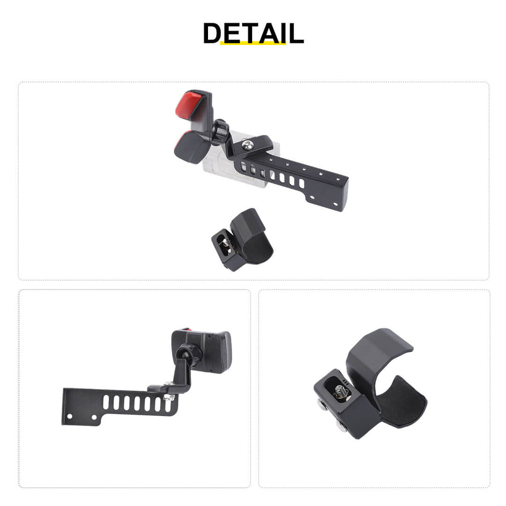 For 2018-2023 Jeep Wrangler JL & Gladiator JT Passenger Side Grab Bar Phone Holder Bracket（2 pcs）