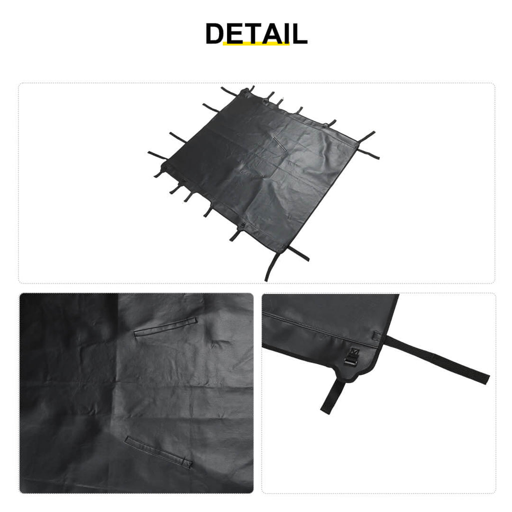 For 2020+ Jeep Gladiator JT 4 Door Soft Top Bikini Sunshade Mesh Anti-UV