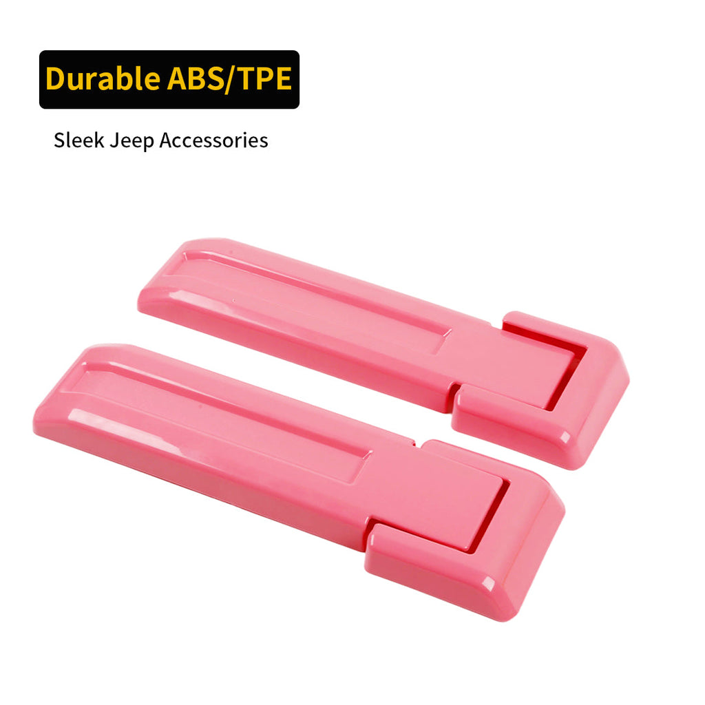 For 2007-2018 Jeep Wrangler JK 4 Door 71 x Car Door, Wiper, Hood , Rearview Mirror & Tow Hook Decoration Cover Kit—Exterior Trim Kit