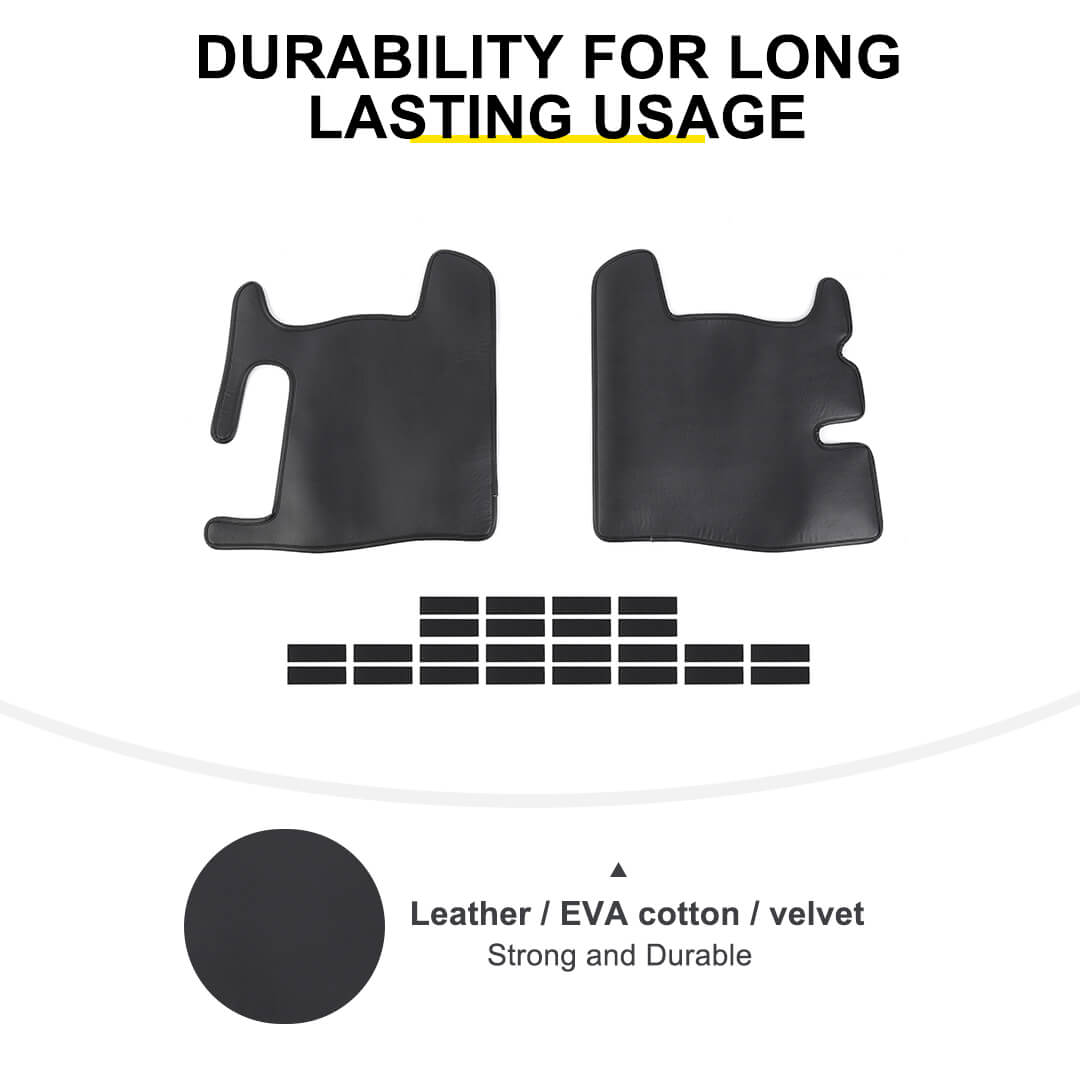 For 2007-2018 Jeep Wrangler JKU 4 Door Rear Trunk Side Protection Pad Cover（2 pcs）