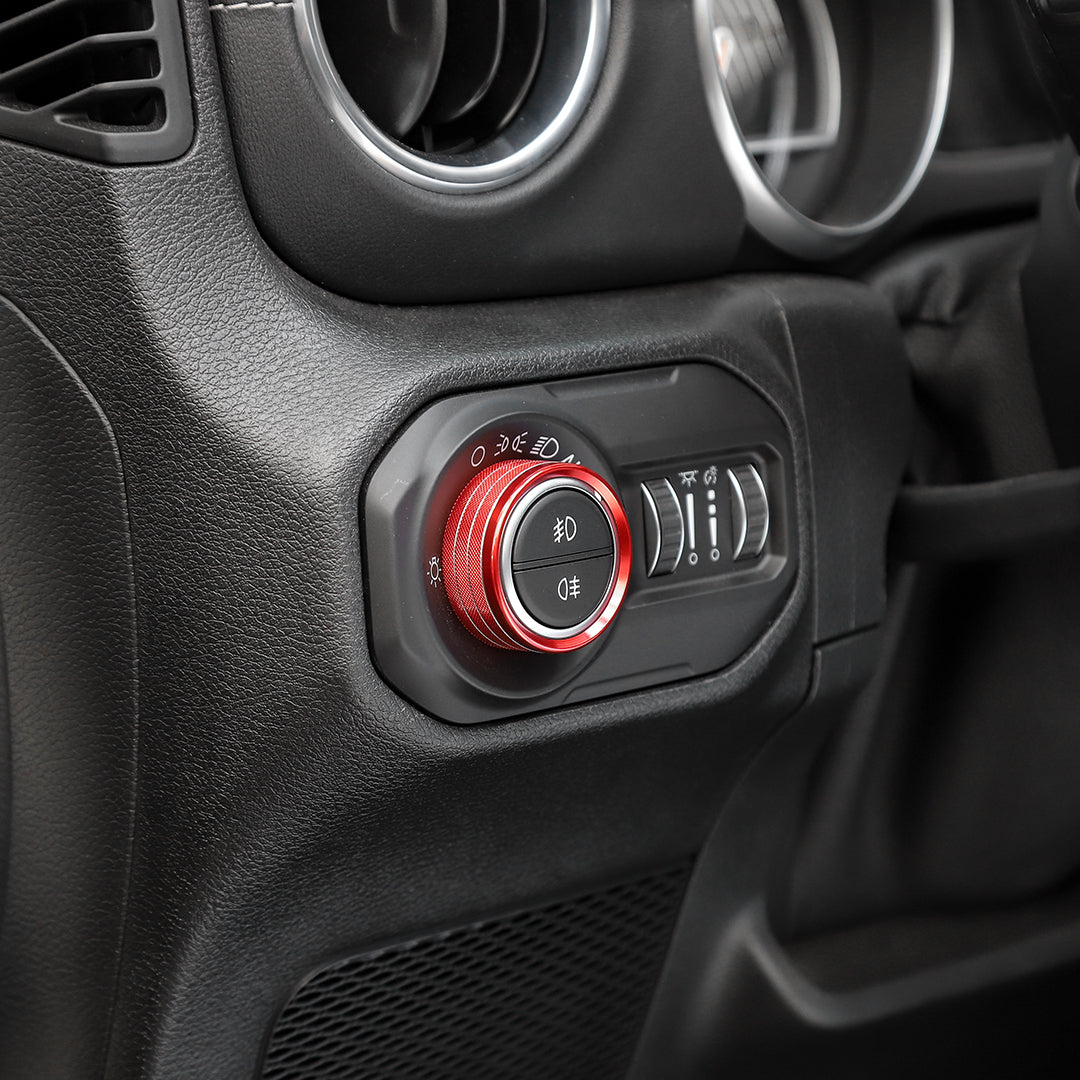 For 2024+ Jeep Wrangler JL & Gladiator JT Aluminum Air Vent & Center Console Control Trim Cover Kit