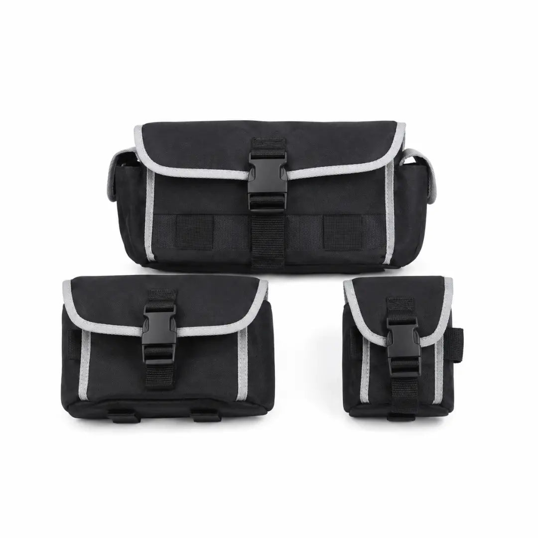Canvas MOLLE Storage Bag Set for Jeep Wrangler Seat Back & Tailgate Organizer Accessories