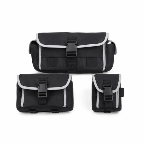 Canvas MOLLE Storage Bag Set for Jeep Wrangler Seat Back & Tailgate Organizer Accessories
