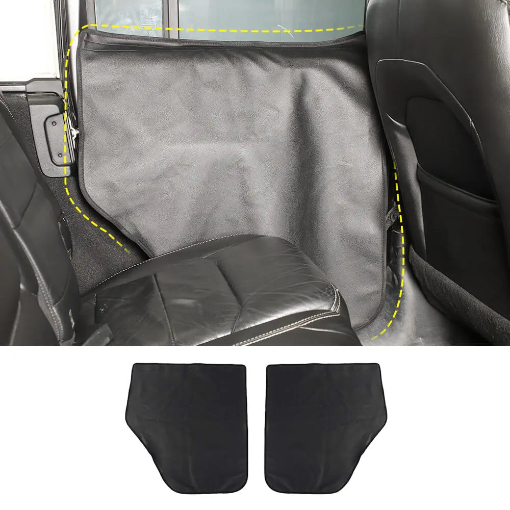 For 07+ Jeep Wrangler JK JL JT /14+ Cherokee /16+Renegade/11-20 Grand Cherokee/17+ Compass Pet Dog Scuff Cover Mat Car Door Guard Catch Catcher