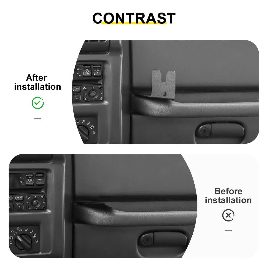 For 1996-2010 Jeep Wrangler TJ/JK CB Radio Microphone Mount Holder