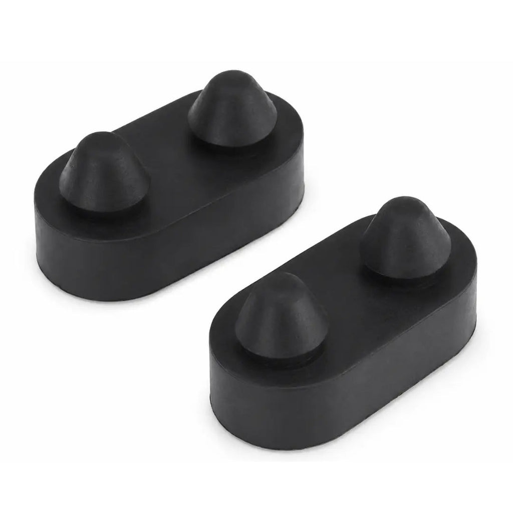 For 1997-2006 Jeep Wrangler TJ 2×Black Engine Hood Rubber Plug Pad Cover