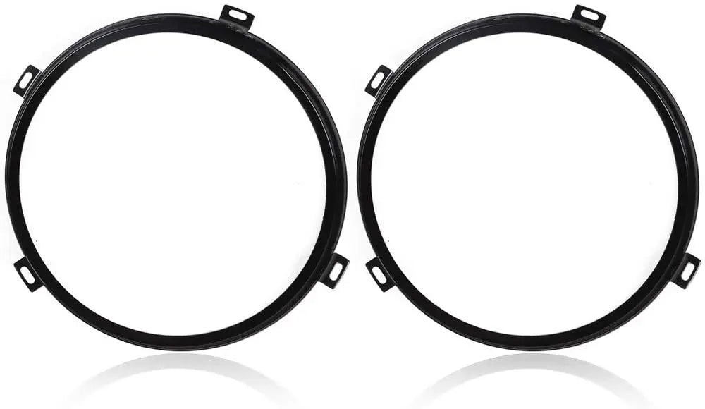 For 1997-2006 Jeep Wrangler TJ 7 inch Round Headlight Mounting Bracket Ring Headlamp Bezel