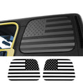 For 1997-2006 Jeep Wrangler TJ American Flag Rear Window Stickers Window Decals