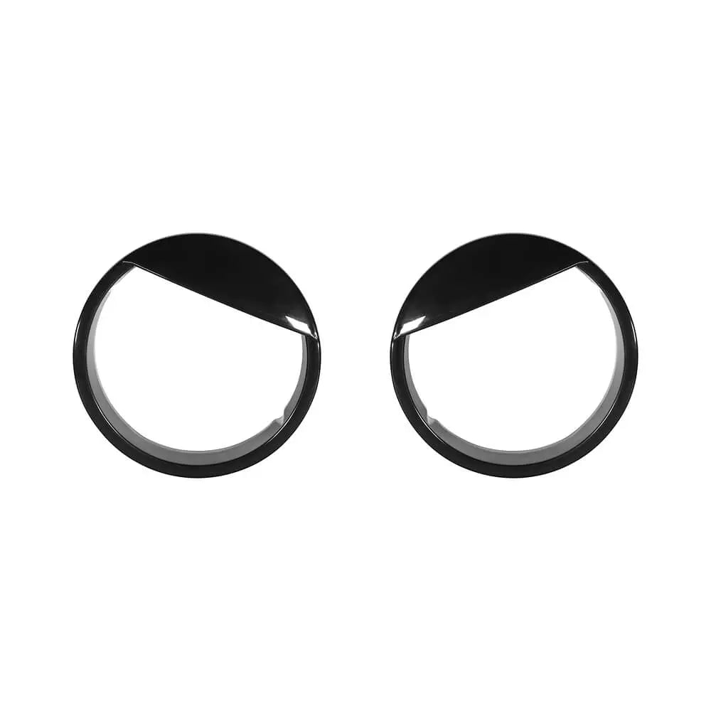 For 1997-2006 Jeep Wrangler TJ Black Front Headlight Trim Cover