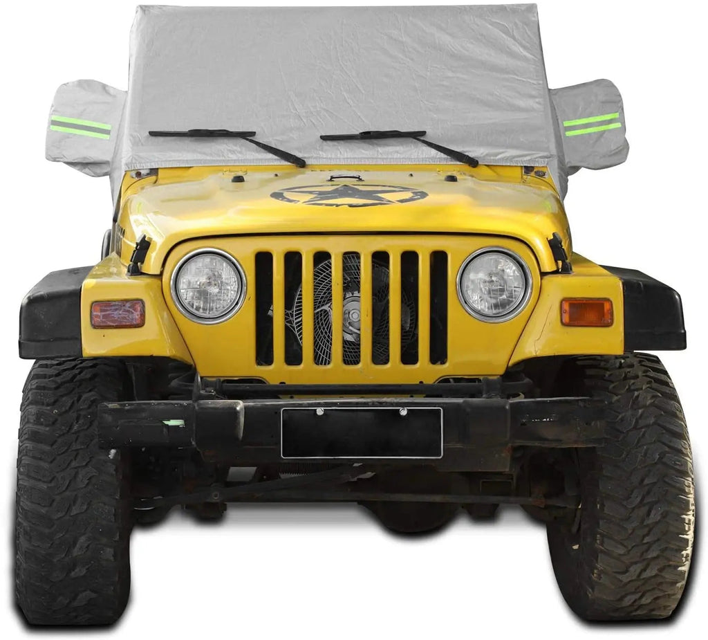 For 1997-2006 Jeep Wrangler TJ Car Cover Rain Snow Sunshade Protection
