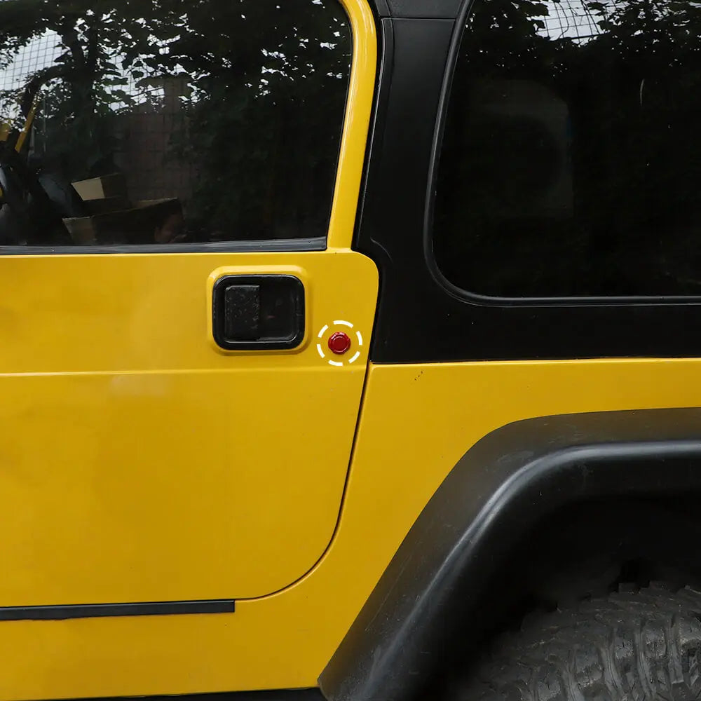 For 1997-2006 Jeep Wrangler TJ Car Door Key Socket Trim Cover