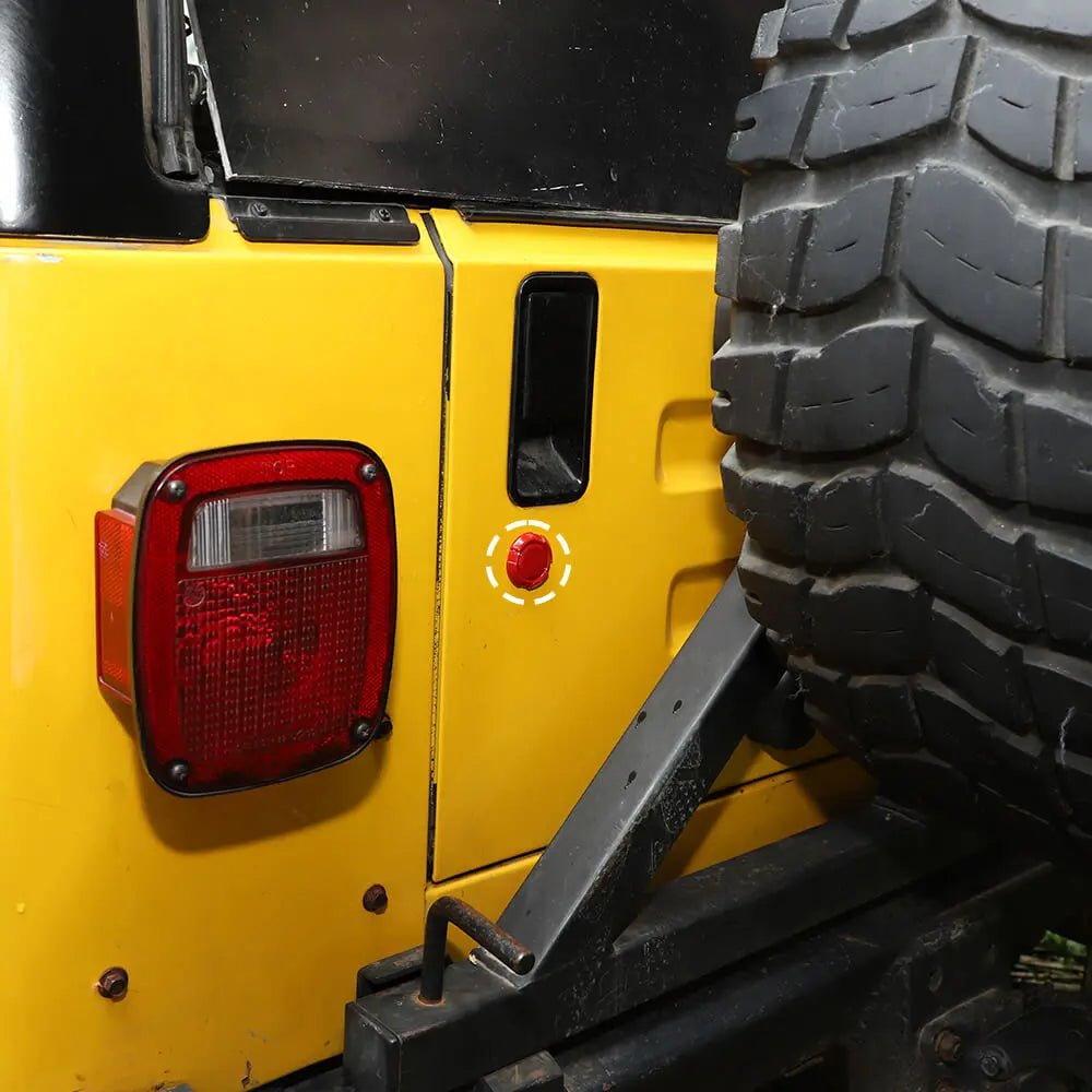For 1997-2006 Jeep Wrangler TJ Car Door Key Socket Trim Cover