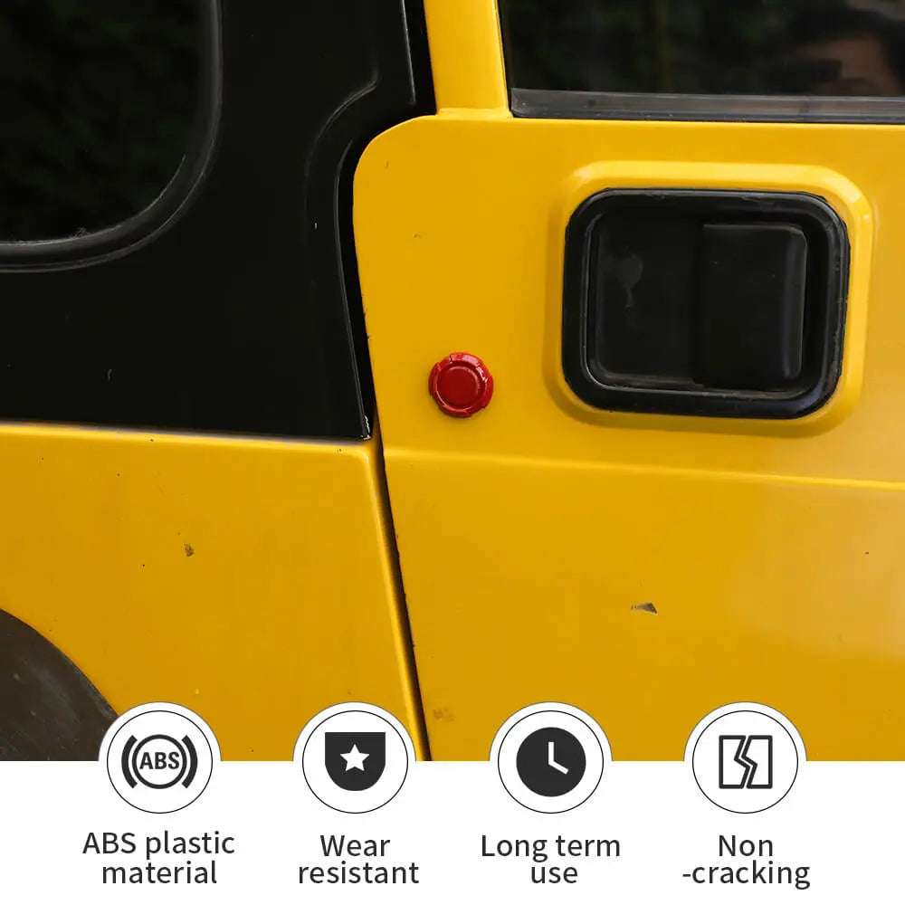 For 1997-2006 Jeep Wrangler TJ Car Door Key Socket Trim Cover