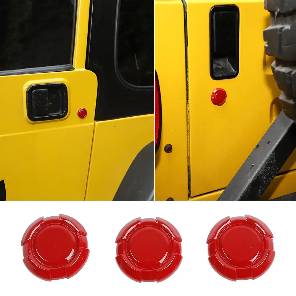 For 1997-2006 Jeep Wrangler TJ Car Door Key Socket Trim Cover