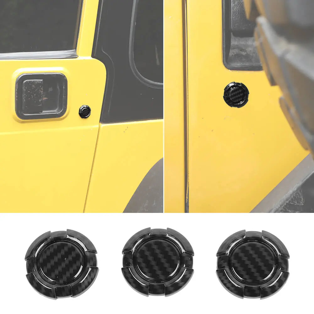 For 1997-2006 Jeep Wrangler TJ Car Door Key Socket Trim Cover