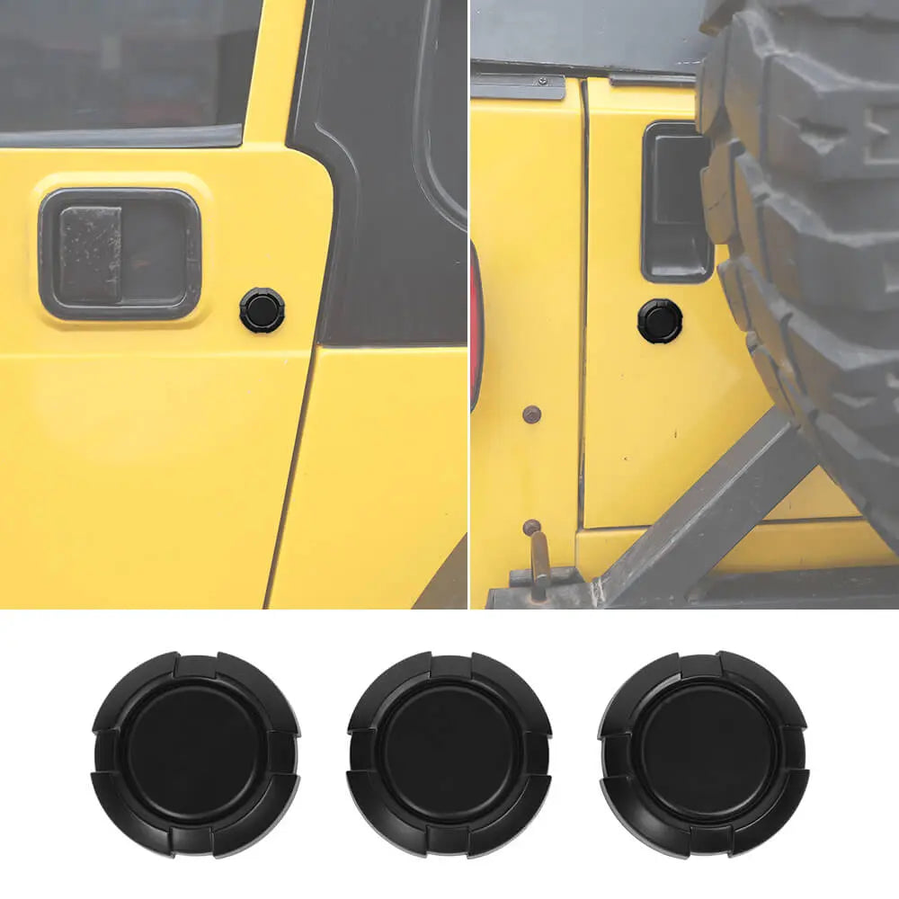 For 1997-2006 Jeep Wrangler TJ Car Door Key Socket Trim Cover