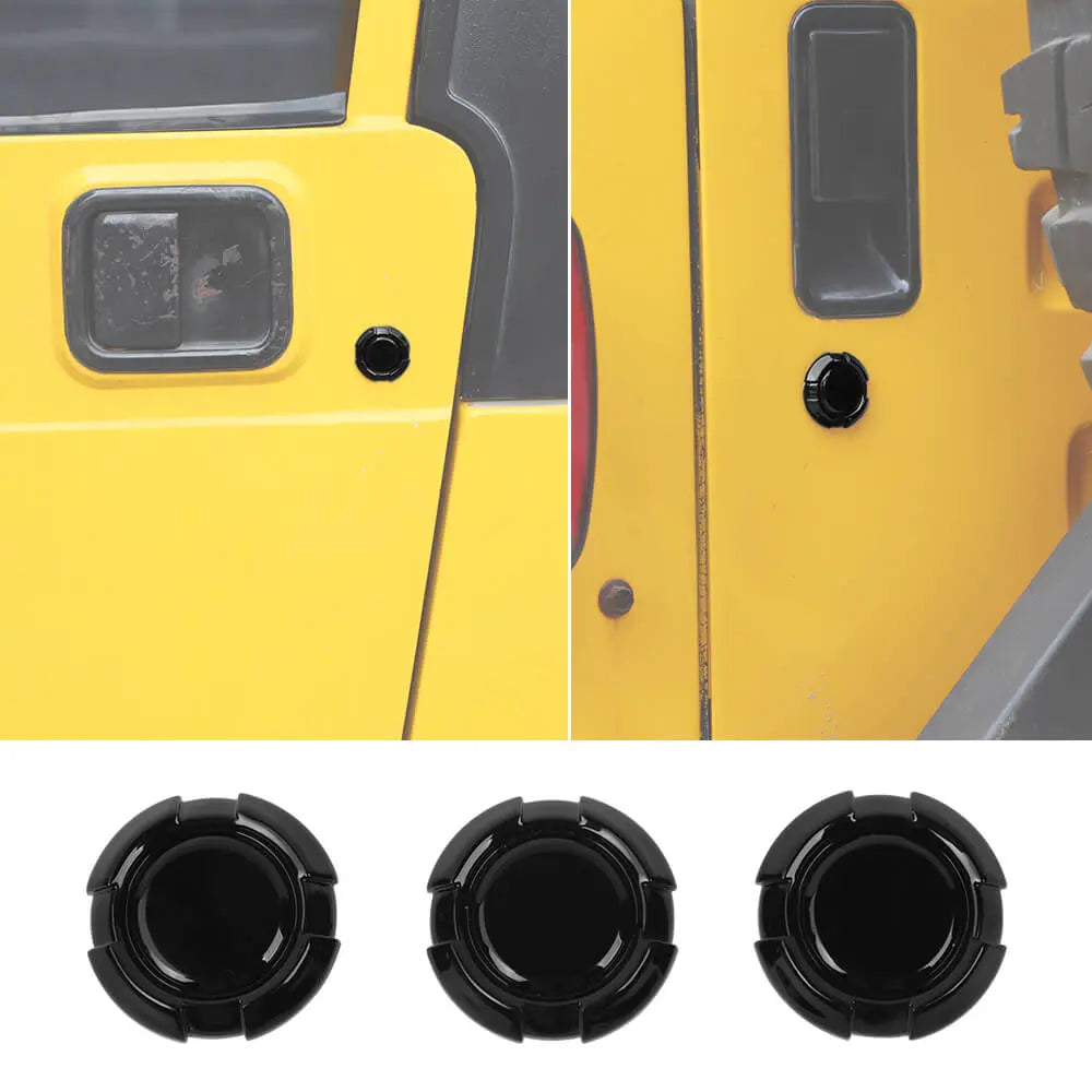 For 1997-2006 Jeep Wrangler TJ Car Door Key Socket Trim Cover