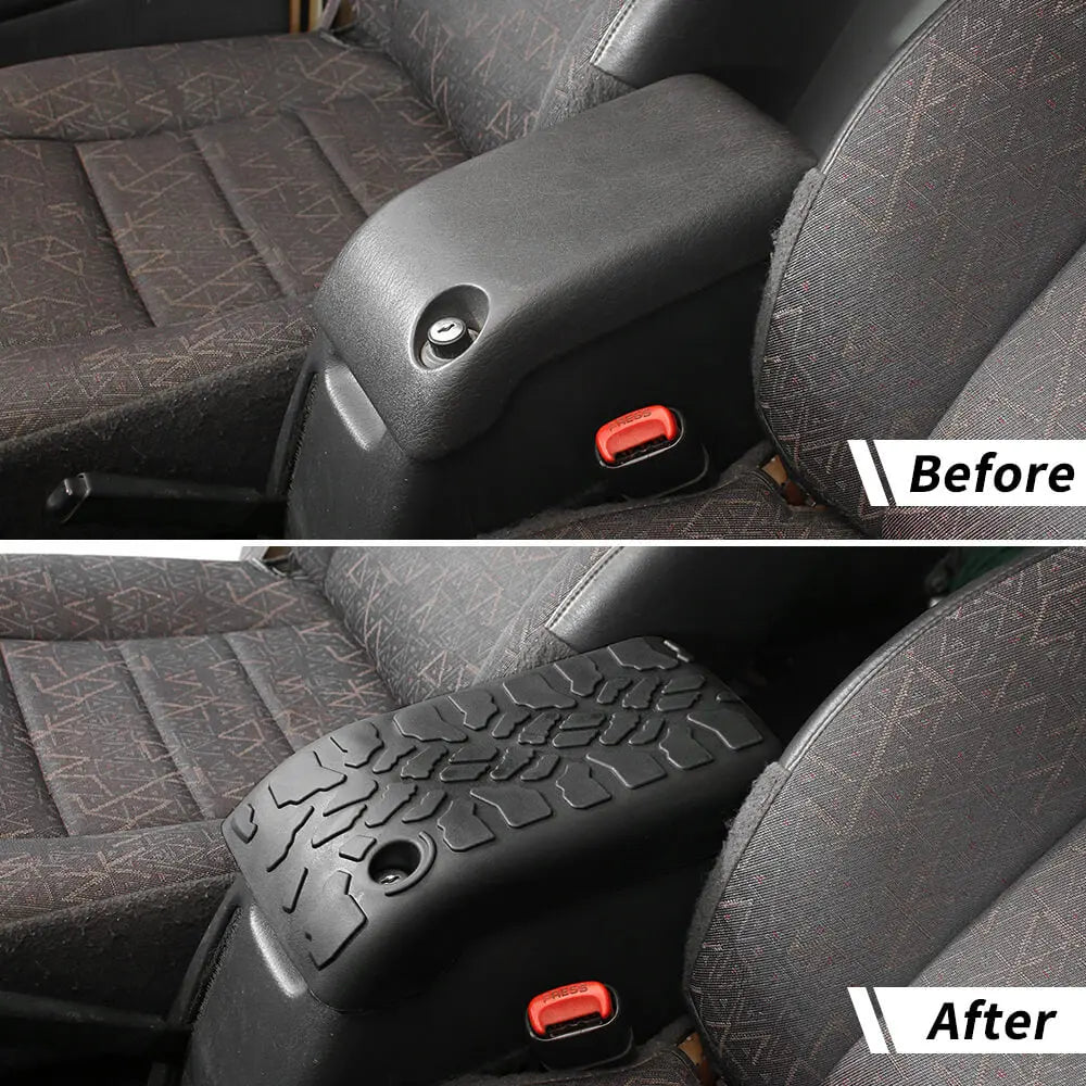 For 1997-2006 Jeep Wrangler TJ Center Console Armrest Box Antiscrach Cover