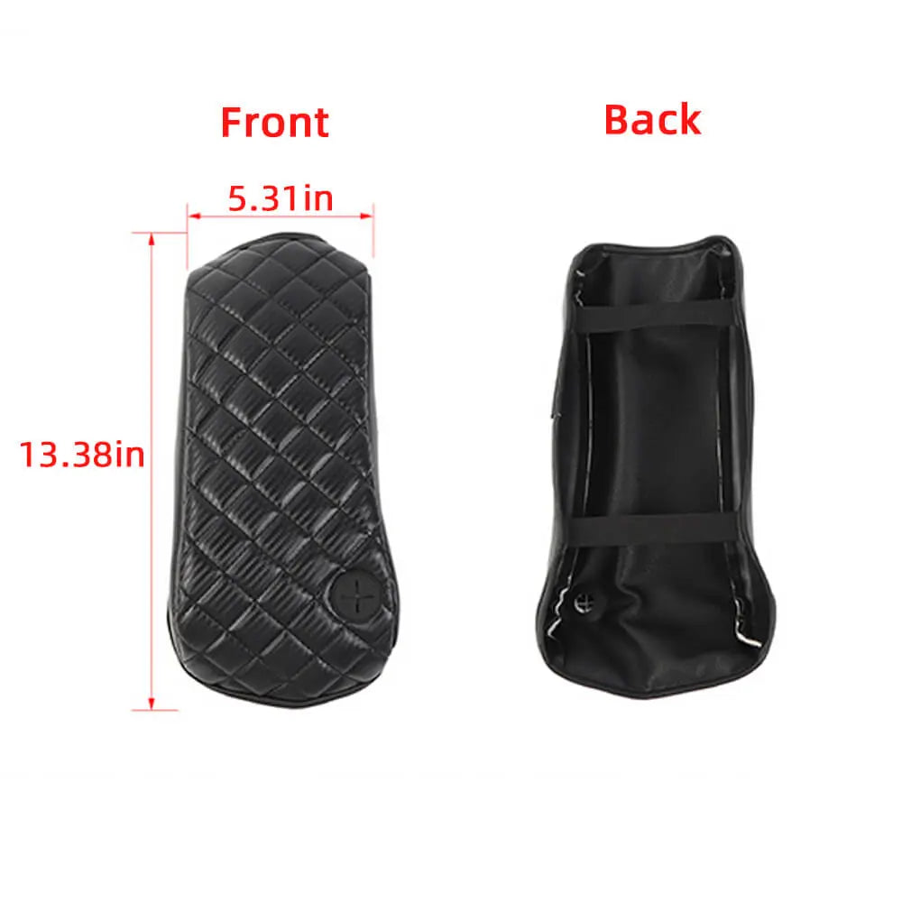 For 1997-2006 Jeep Wrangler TJ Center Console Armrest Box Pad Leather Cover