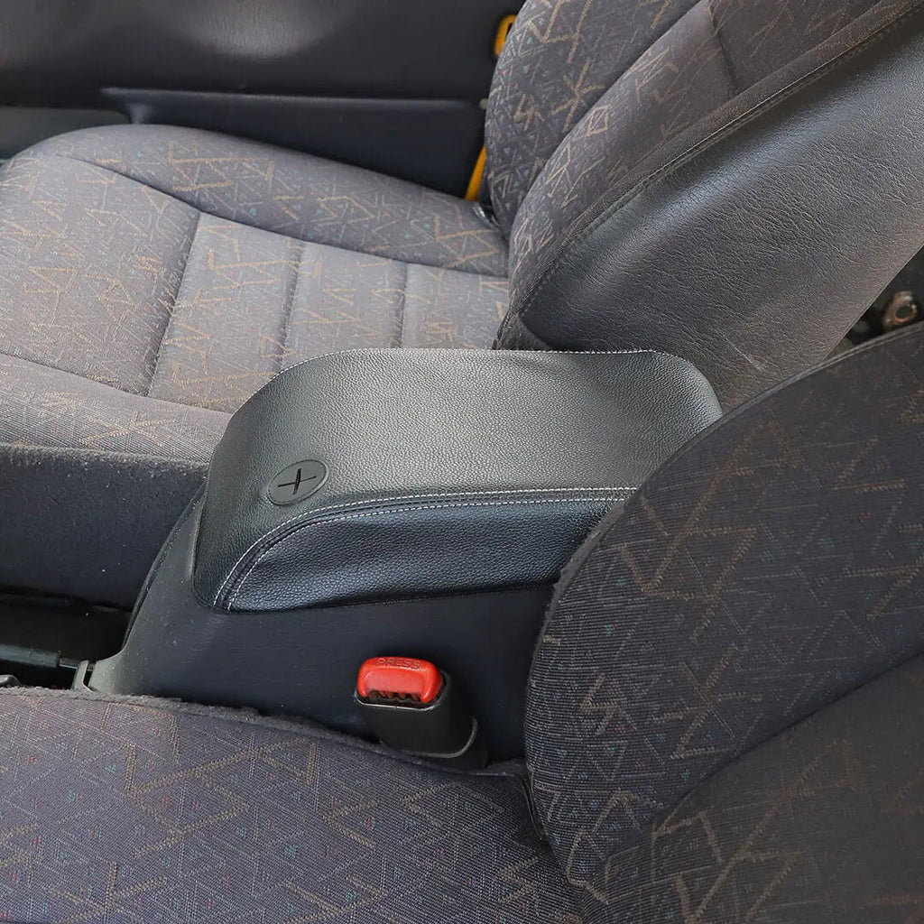 For 1997-2006 Jeep Wrangler TJ Center Console Armrest Box Pad Leather Cover