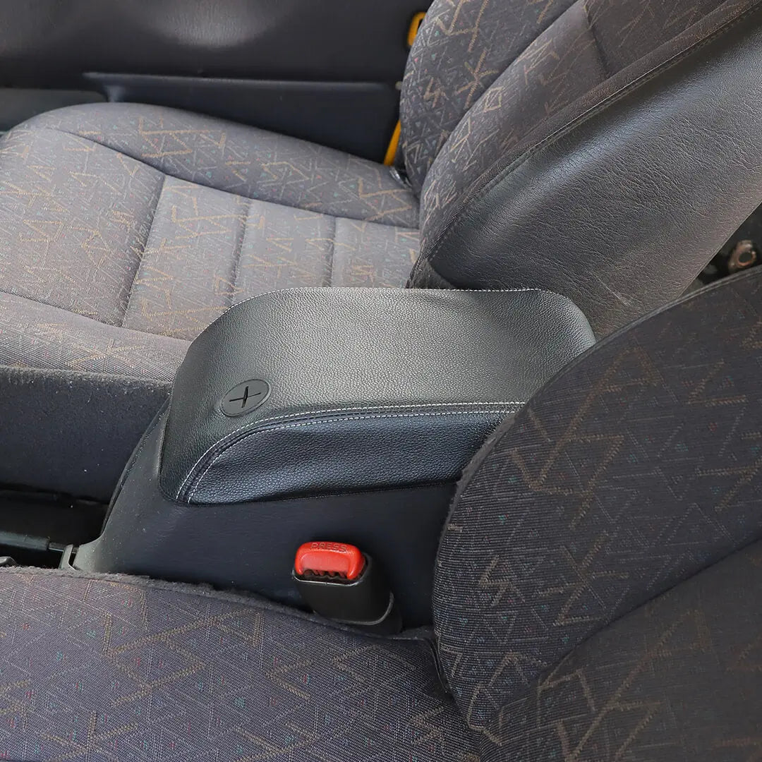 For 1997-2006 Jeep Wrangler TJ Center Console Armrest Box Pad Leather Cover