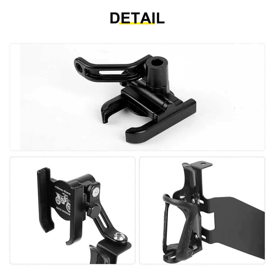 For 1997-2006 Jeep Wrangler TJ Center Console Dashboard Drink Cup Phone Holder Mount Rack Bracket (2 pcs)