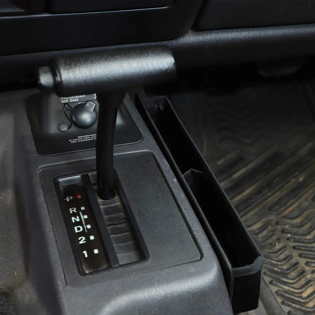 For 1997-2006 Jeep Wrangler TJ Center Console Gear Shift Storage Bag with Auto Transmission