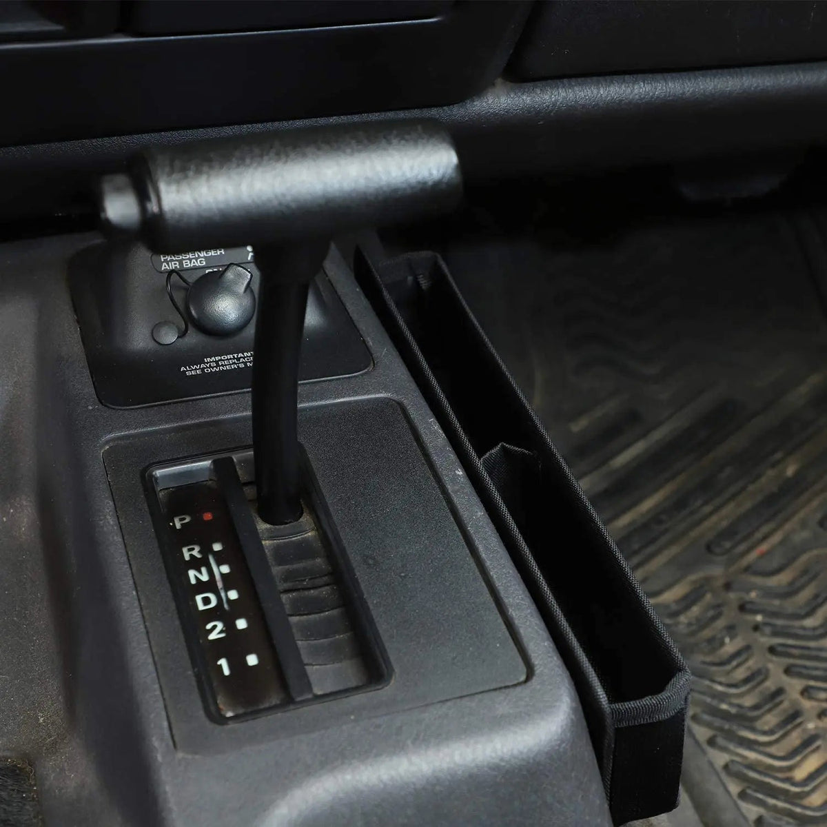 For 1997-2006 Jeep Wrangler TJ Center Console Gear Shift Storage Bag with Auto Transmission