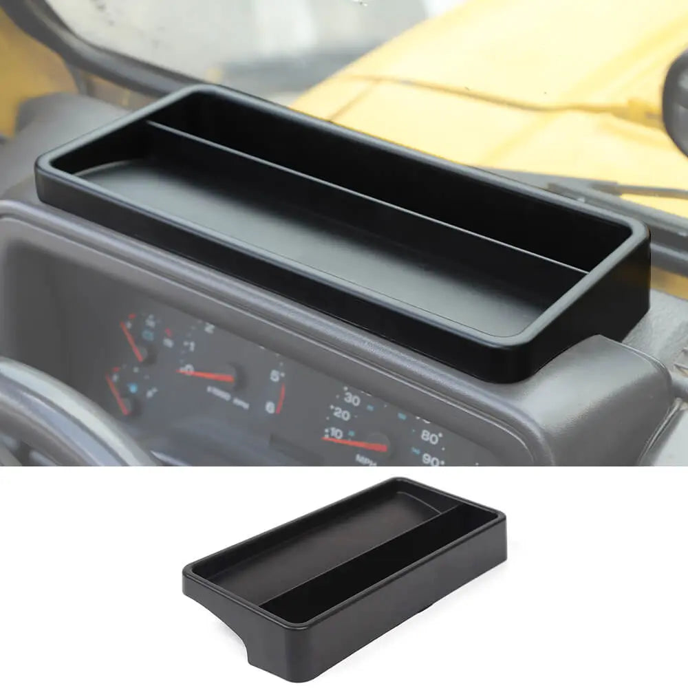 For 1997-2006 Jeep Wrangler TJ Console Dashboard Tray Storage Box Organizer