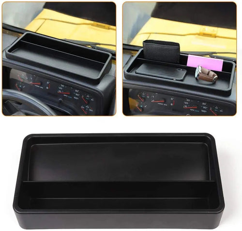 For 1997-2006 Jeep Wrangler TJ Console Dashboard Tray Storage Box Organizer