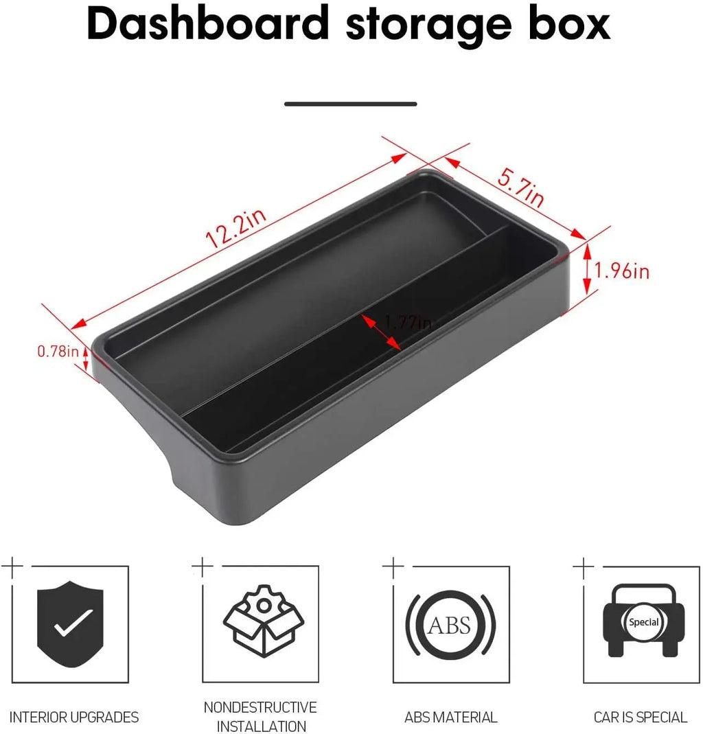 For 1997-2006 Jeep Wrangler TJ Console Dashboard Tray Storage Box Organizer