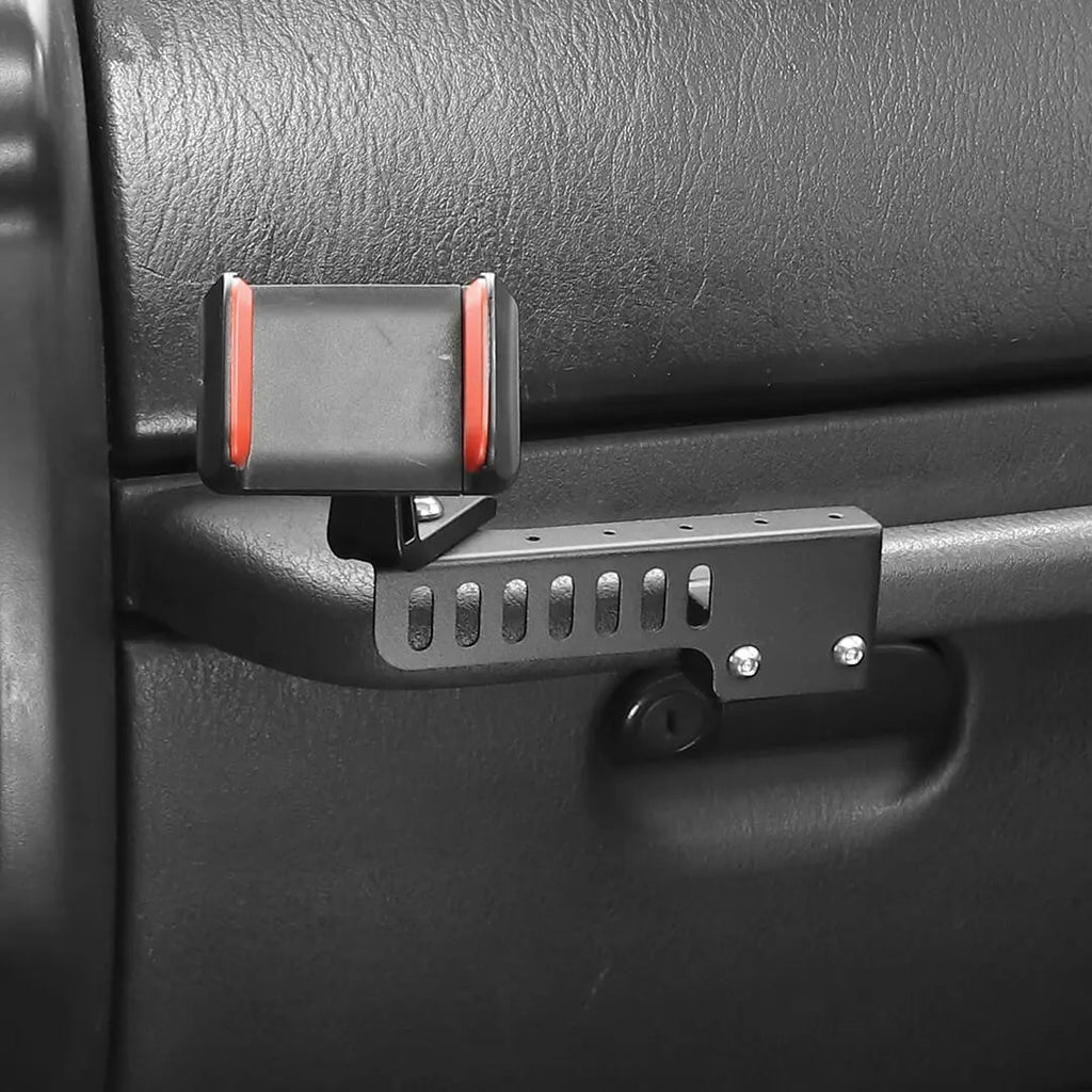 For 1997-2006 Jeep Wrangler TJ Copilot Armrest Phone Holder Stand Mount Bracket