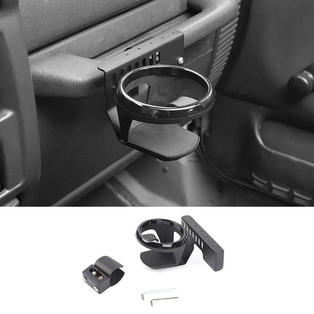 For 1997-2006 Jeep Wrangler TJ Copilot Handle Cup Bottle Holder Mount Bracket