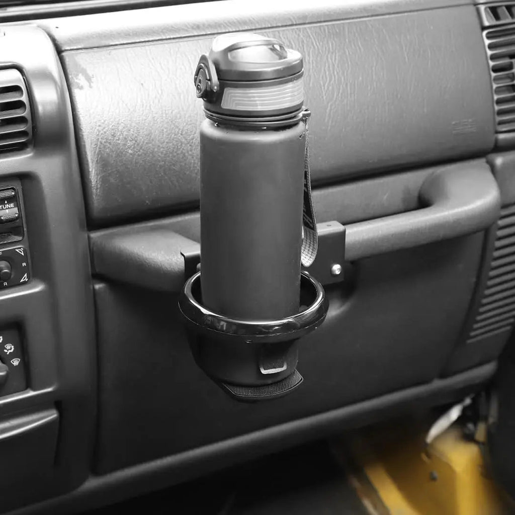 For 1997-2006 Jeep Wrangler TJ Copilot Handle Cup Bottle Holder Mount Bracket