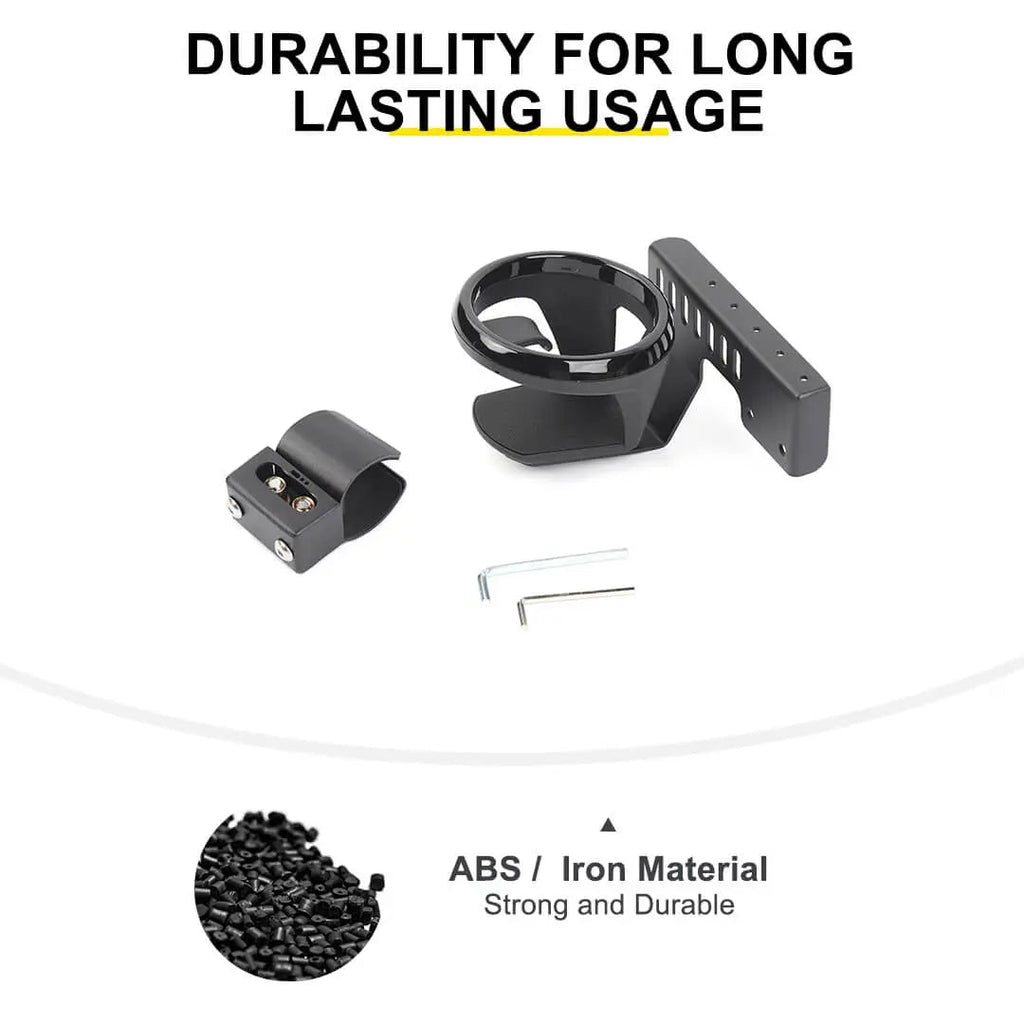 For 1997-2006 Jeep Wrangler TJ Copilot Handle Cup Bottle Holder Mount Bracket