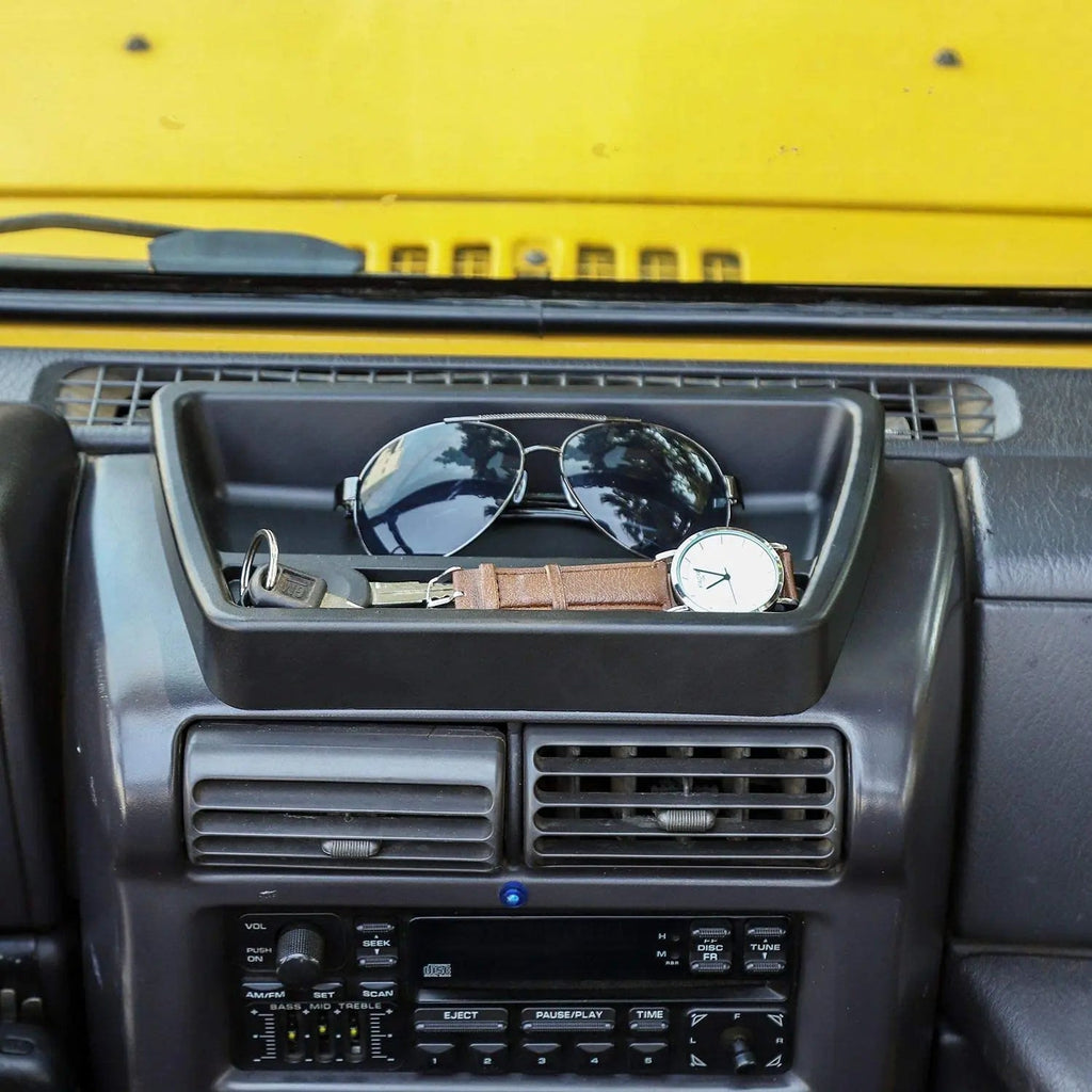 For 1997-2006 Jeep Wrangler TJ Dashboard Storage Tray Box Organizer