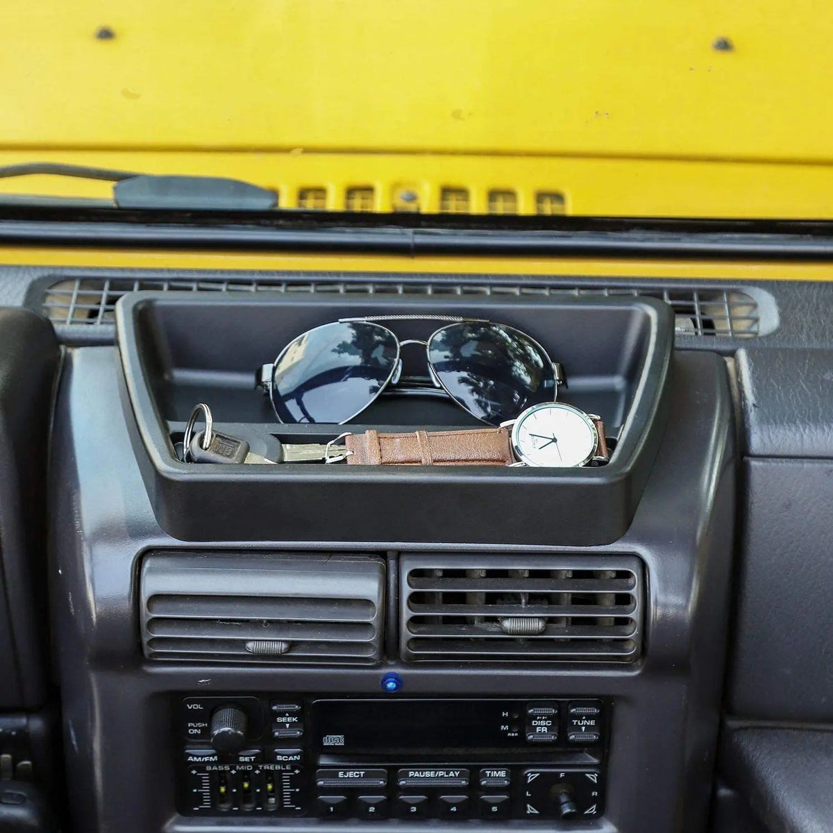 For 1997-2006 Jeep Wrangler TJ Dashboard Storage Tray Box Organizer