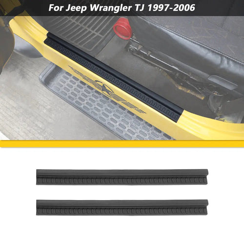 For 1997-2006 Jeep Wrangler TJ Door Sill Guards Door Entry Protectors