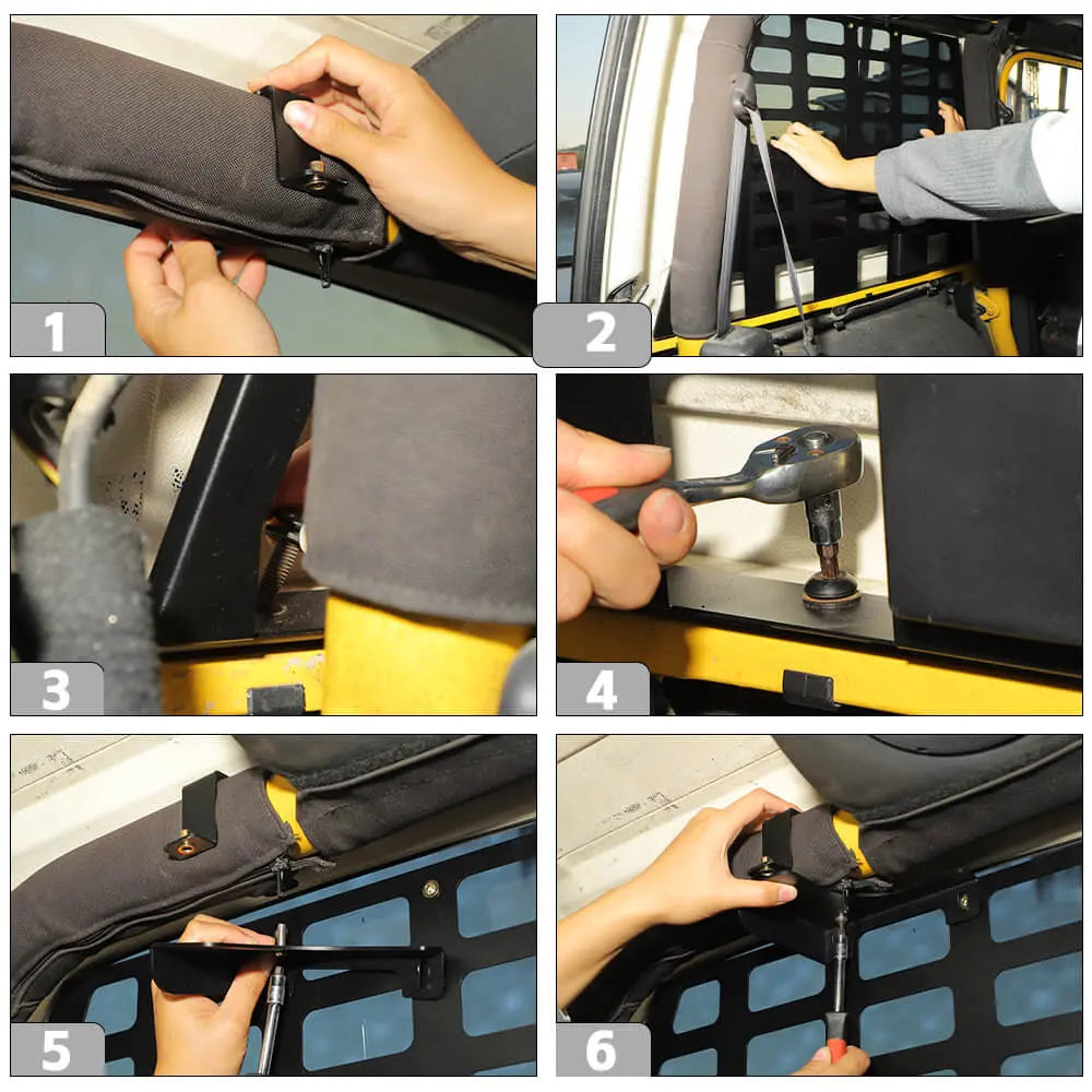 For 1997-2006 Jeep Wrangler TJ Extension Frame On Both Sides Of The Tail Box Fit
