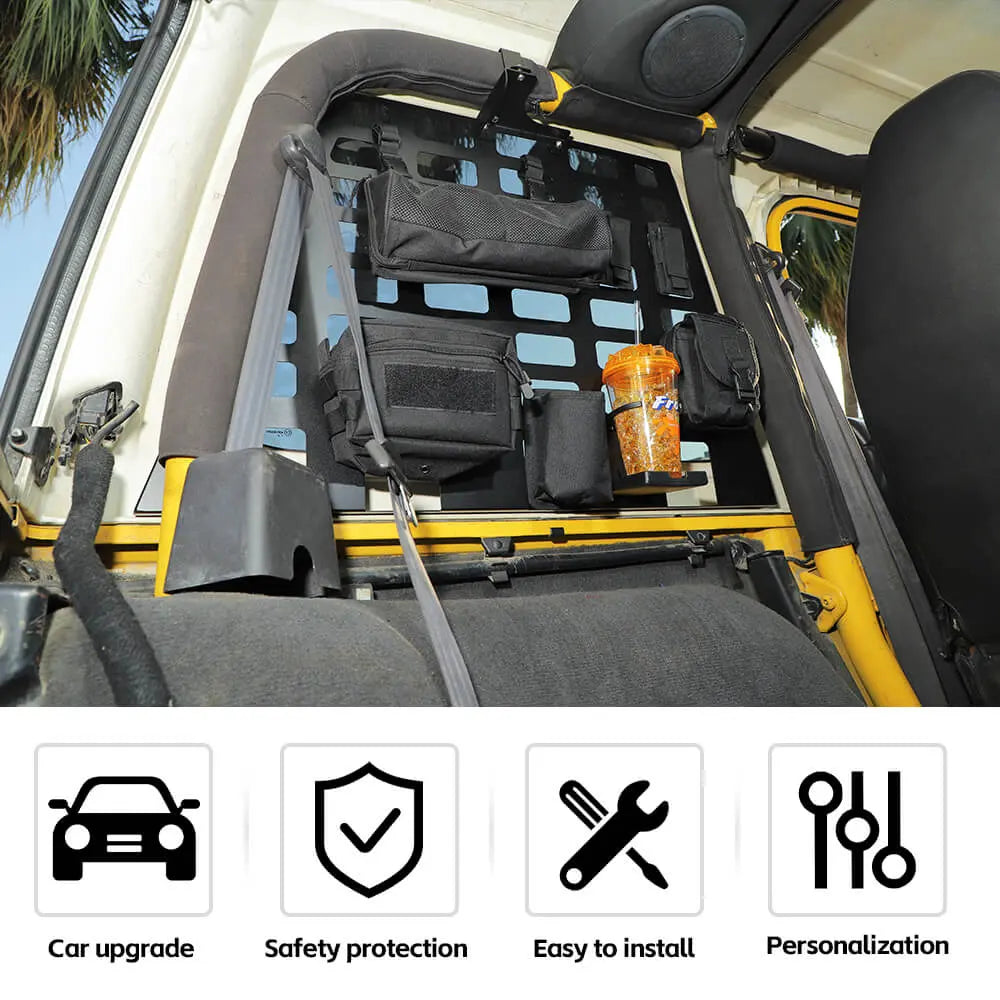 For 1997-2006 Jeep Wrangler TJ Extension Frame On Both Sides Of The Tail Box Fit
