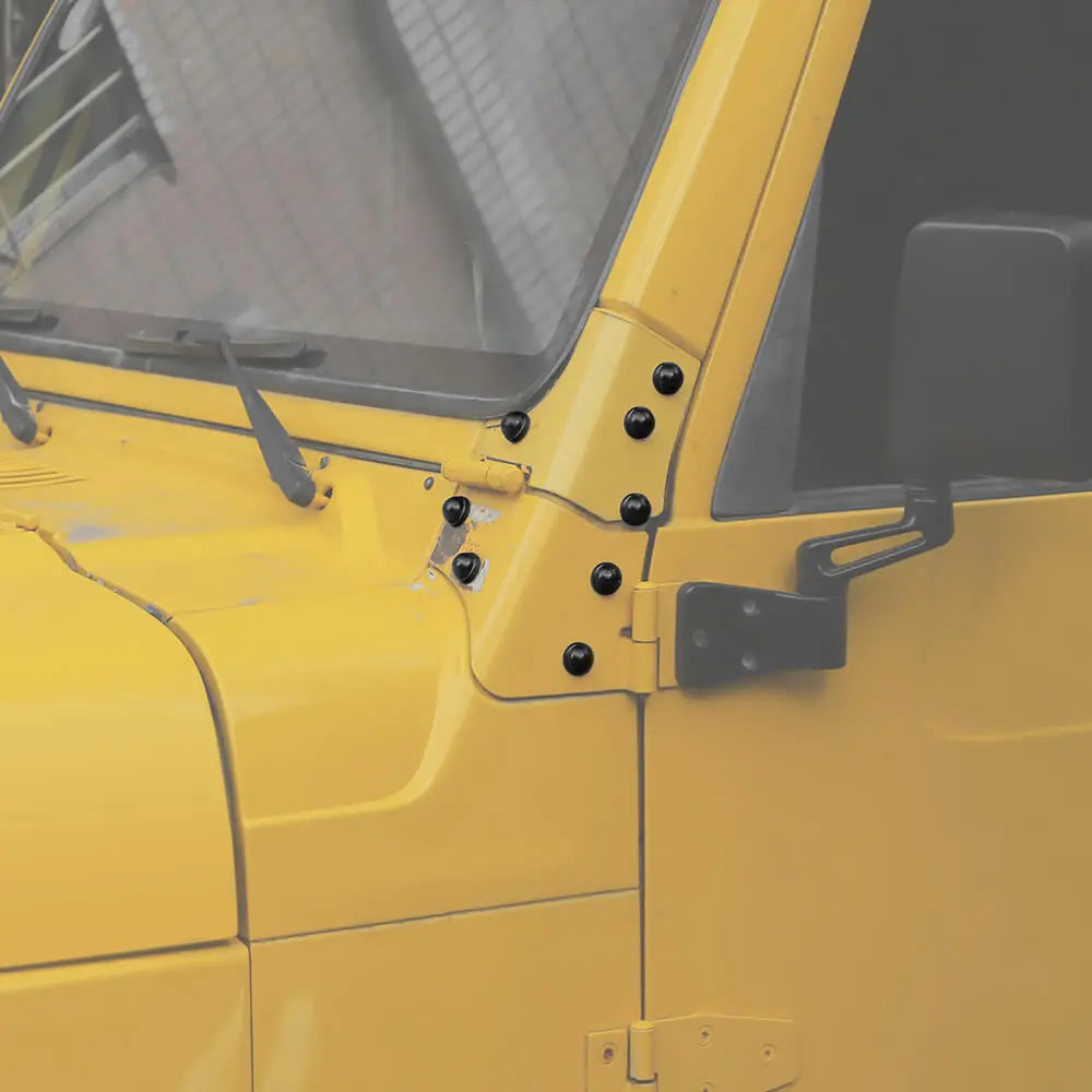 For 1997-2006 Jeep Wrangler TJ Exterior A-Pillar Screw Protection Cover Trim
