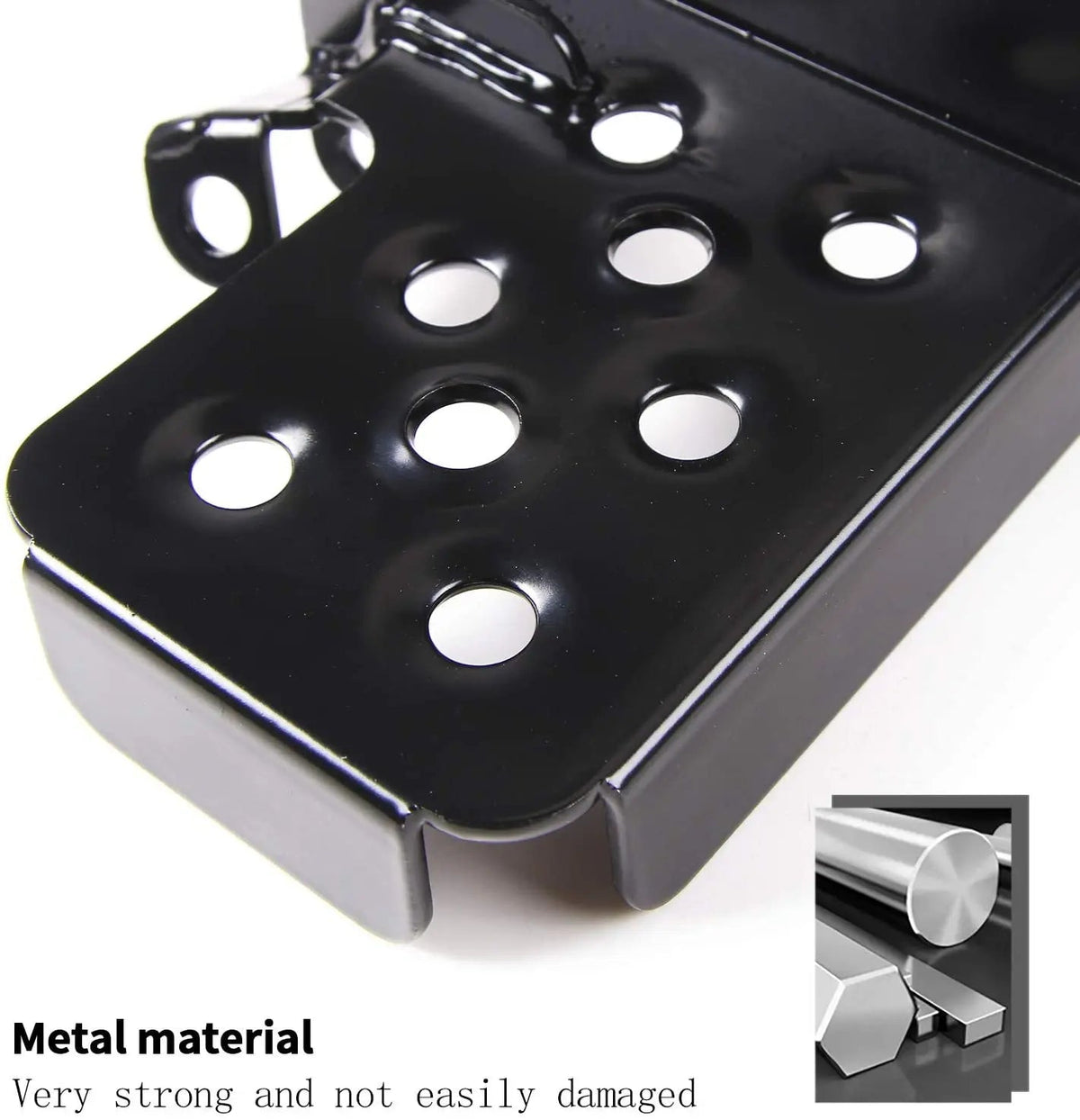 For 1997-2006 Jeep Wrangler TJ Exterior Door Foot Pegs Hinge Rest Kick Panel, 1 Pair